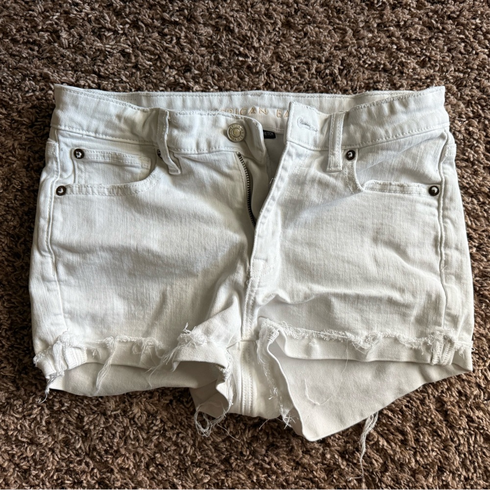 American Eagle Outfitters White Jean Shorts